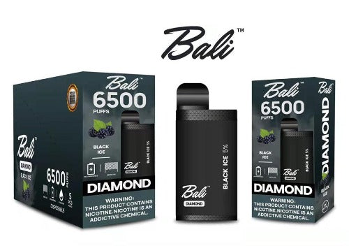 Bali Diamond Disposable Vape Black Ice 3 Pack - Smoking Vibes