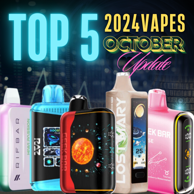 Top 5 Best Disposable Vapes for 2024: October Update