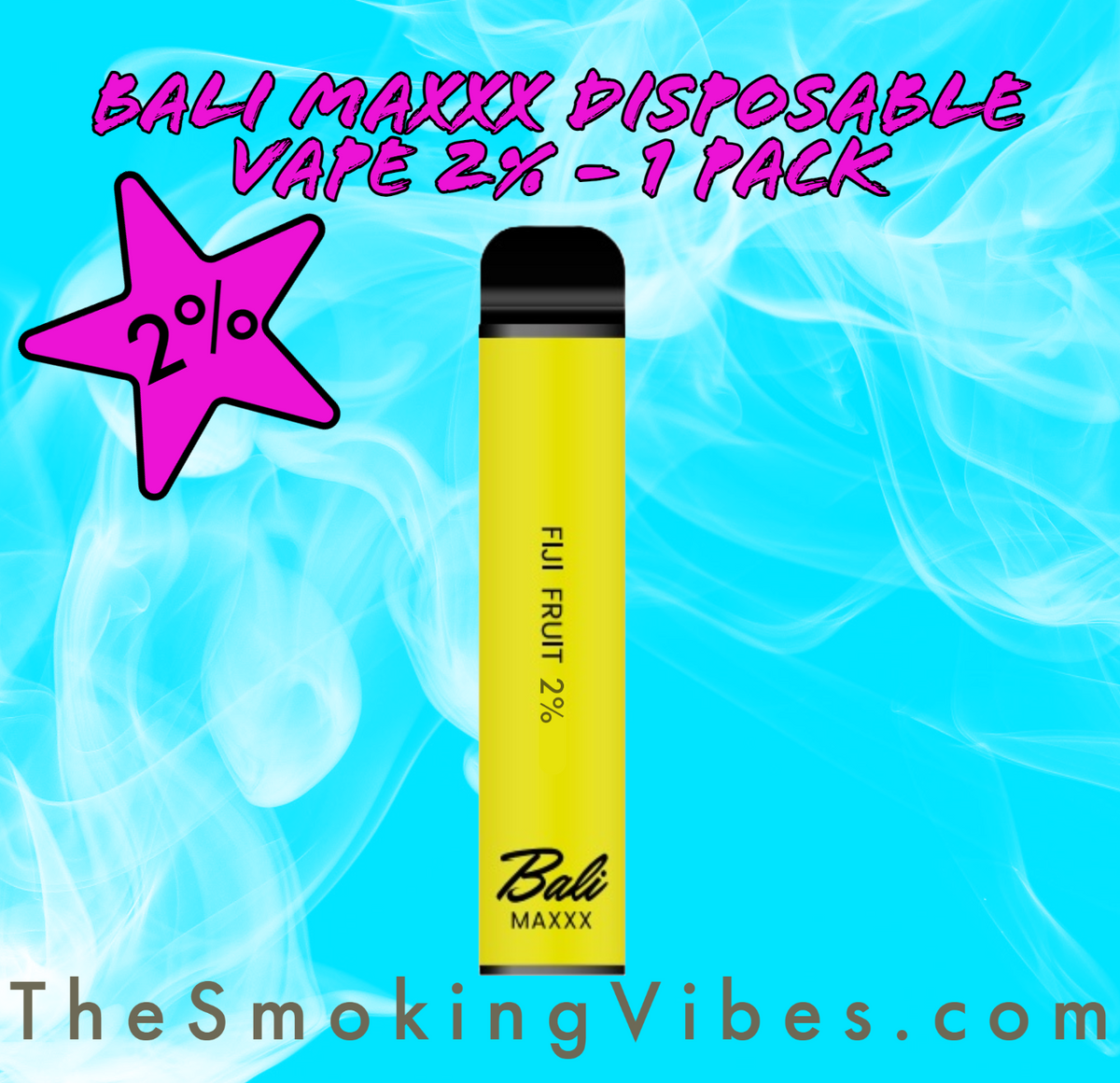 Bali Maxxx Disposable Vape 2% – Smoking Vibes