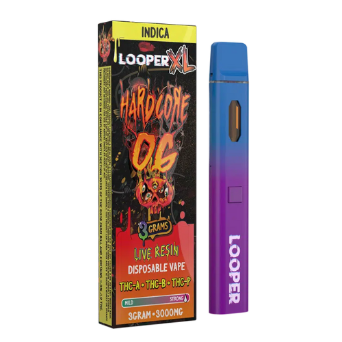 looper-xl-thca-disposable-vape-hardcore-og