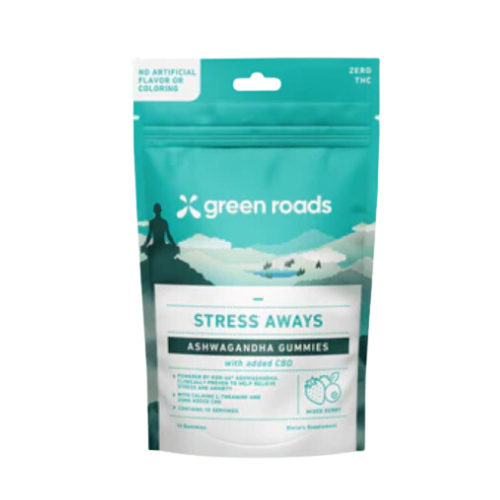 Green Roads Stress Aways Ashwagandha Gummies 225mg 10ct