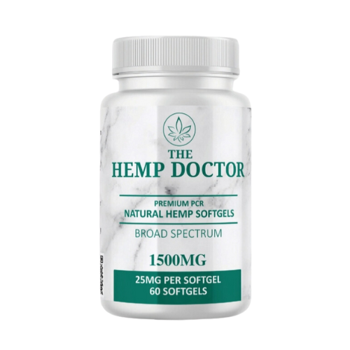 
                      
                        Hemp Doctor Broad Spectrum CBD 1500mg Softgels
                      
                    