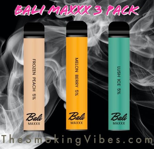 Bali Maxxx Disposable Vape 3 Pack - Smoking Vibes