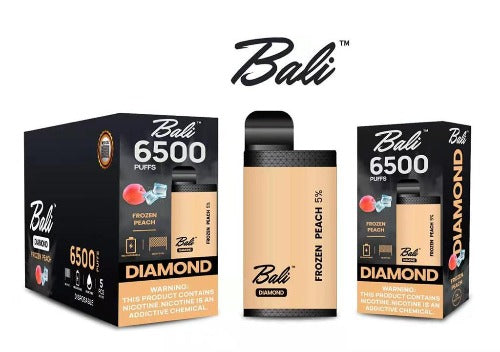 Bali Diamond Disposable Vape Frozen Peach 3 Pack - Smoking Vibes