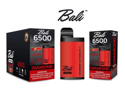 Bali Diamond Disposable Vape Strawberry Watermelon  3 Pack - Smoking Vibes