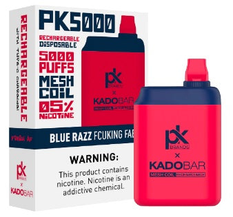 kado-bar-pod-King-PK5000-disposable-vape-blue-razz-fcuking-fab