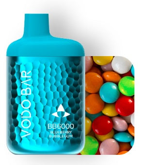 vodo-bar-bb6000-disposable-vape-blueberry-bubblegum-1-pack-smoking-vibes
