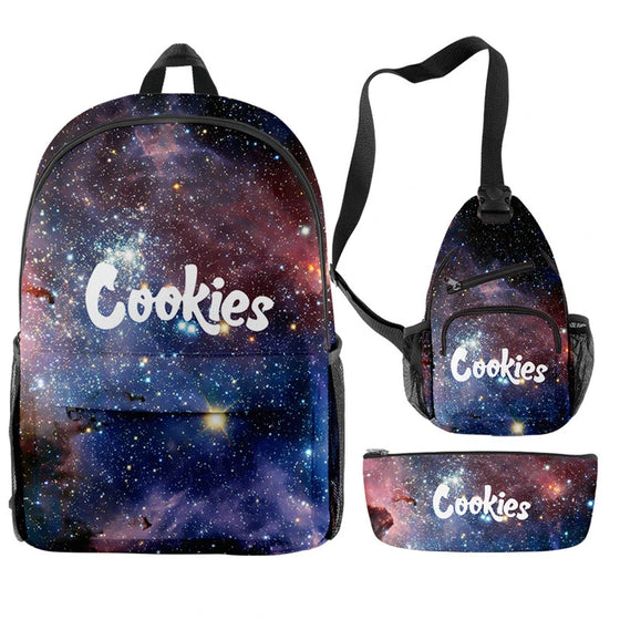 Cookies Backpacks - 3 Piece mix Space Color - SV LLC