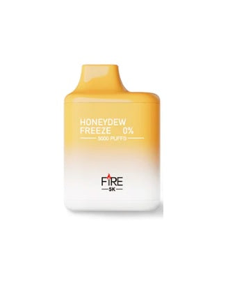 Fire 5K 0% Disposable Vape Honeydew Freeze - Smoking Vibes 