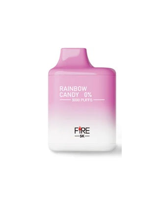 Fire 5K 0% Disposable Vape Rainbow Candy - Smoking Vibes 