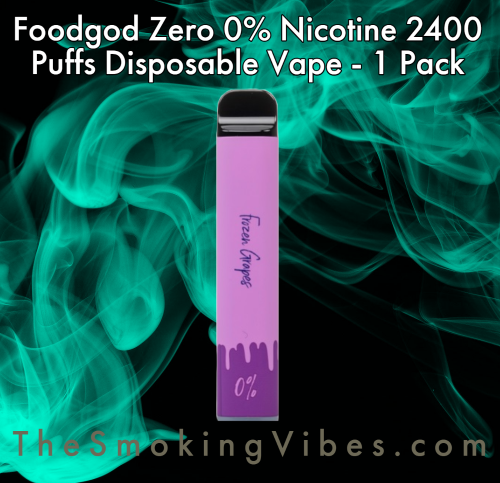 Foodgod-zero-nicotine-2400-puffs-disposable-vape-1-pack
