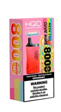 HQD Cuvie Mars 8000 Rainbow - Smoking Vibes