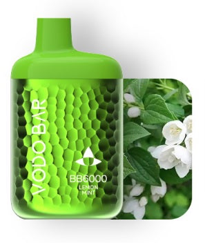 vodo-bar-bb6000-disposable-vape-lemon-mint-1-pack-smoking-vibes