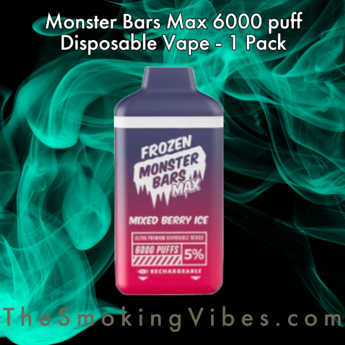 Monster Bars Max 6000 Banana Custard