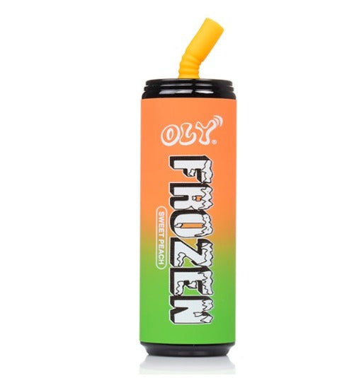 Oly Frozen Disposable Vape Flavors - Sweet Peach - Smoking Vibes 