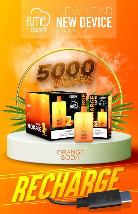 fume-recharge-disposabe-vape-orange-soda-1-pack-smoking-vibes