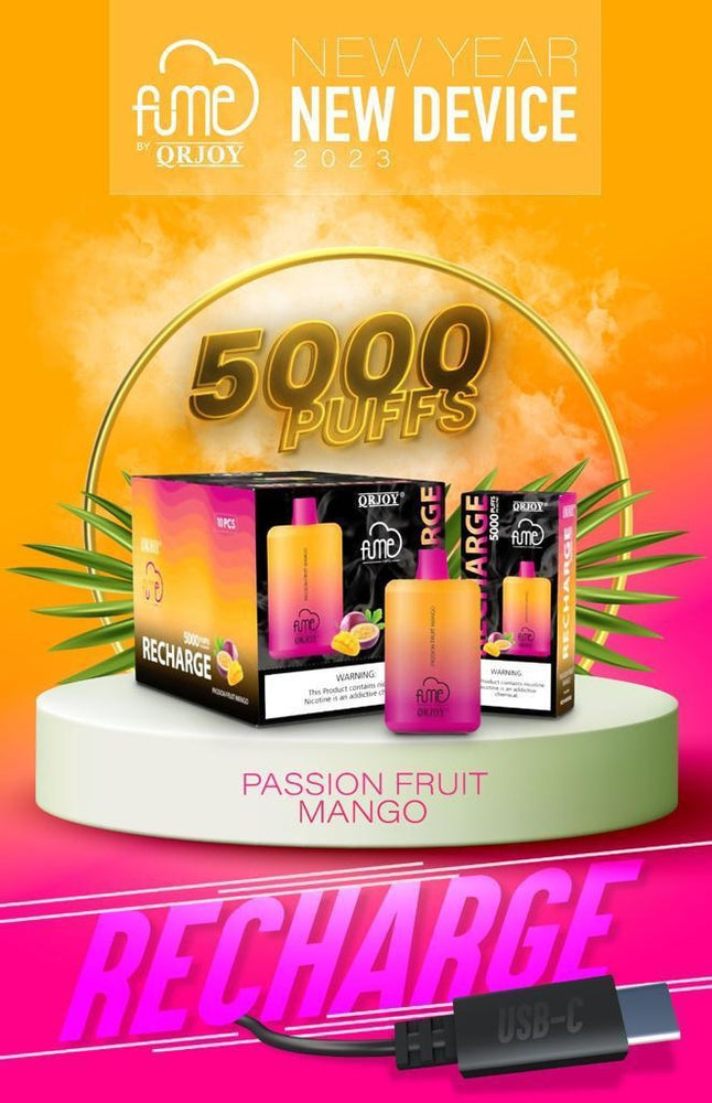 
                  
                    fume-recharge-disposabe-vape-passion-fruit-mango-1-pack-smoking-vibes
                  
                