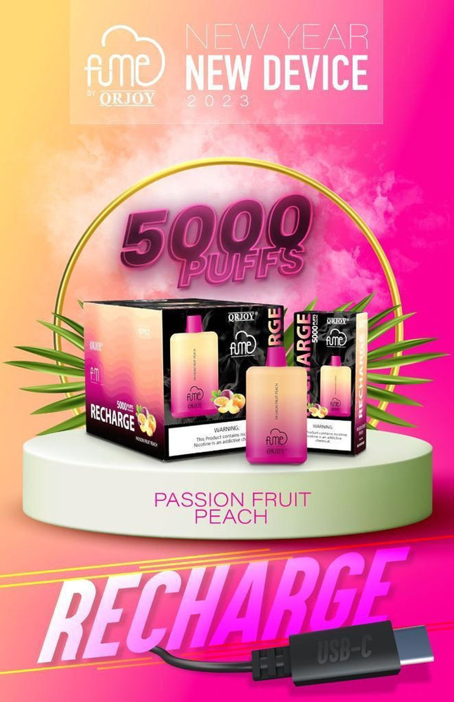 
                  
                    fume-recharge-disposabe-vape-passion-fruit-peach-1-pack-smoking-vibes
                  
                