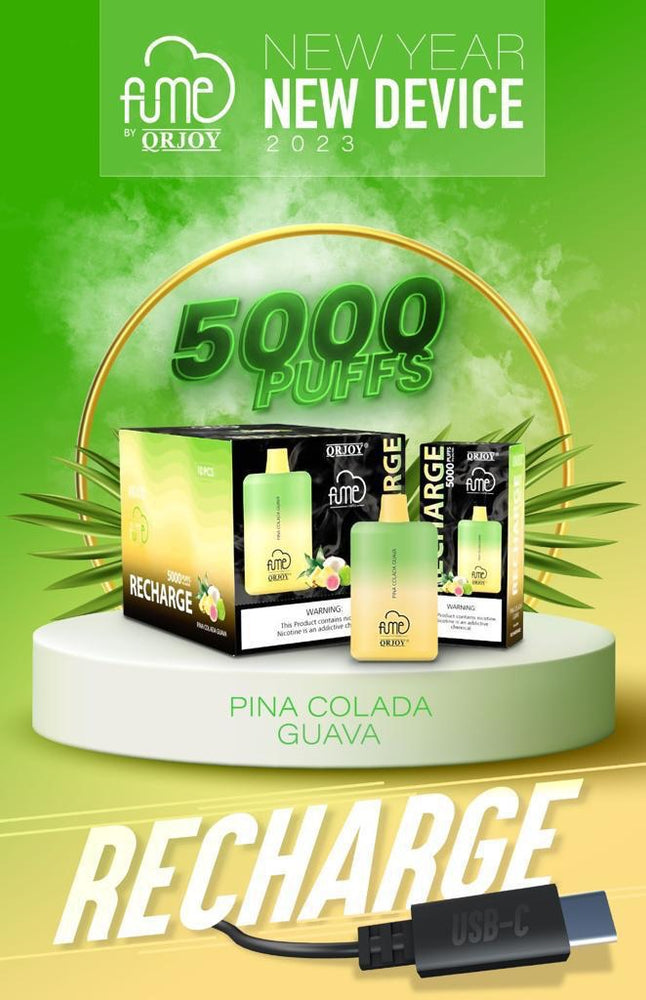 
                  
                    fume-recharge-disposabe-vape-pina-colada-guava-1-pack-smoking-vibes
                  
                