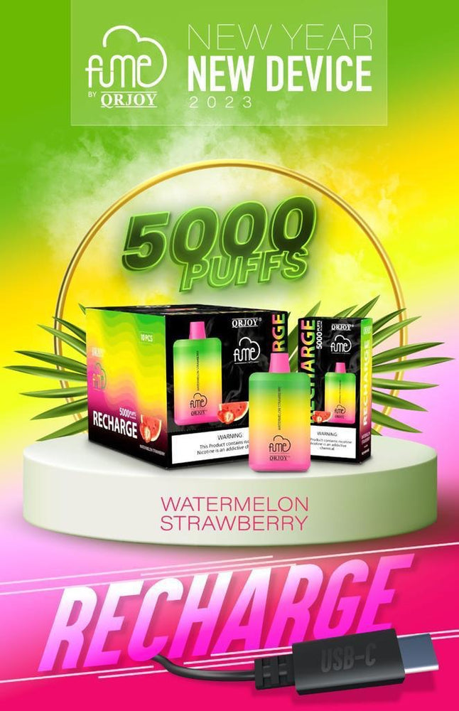 
                  
                    fume-recharge-disposabe-vape-watermelon-strawberry-1-pack-smoking-vibes
                  
                