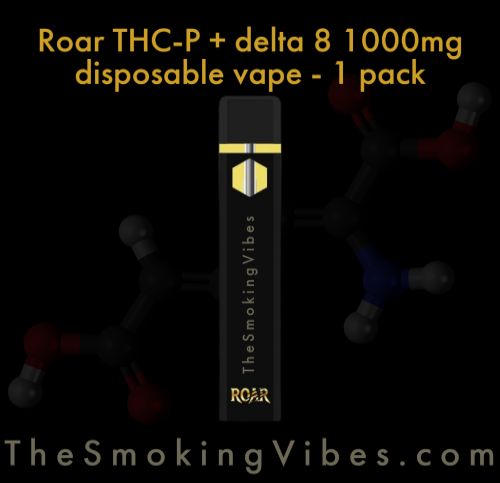 Roar 1000mg THC-P + Delta 8 Disposable Vape - 1 Pack – Smoking Vibes