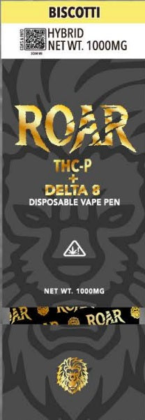 
                  
                    Roar 1000mg THC-P + Delta 8 Disposable Vape - 1 Pack - Smoking Vibes 
                  
                