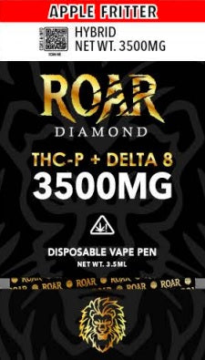 Roar-Diamond-3500mg-Delta-8-Disposable-Vape-Flavors-Apple-Fritter