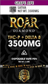 Roar Diamond 3500mg THC-P + Delta 8 Disposable Vape - 1 Pack - Smoking Vibes 