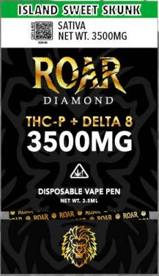Roar-Diamond-3500mg-Delta-8-Disposable-Vape-Flavors-Island-Sweet-Skunk