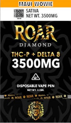 Roar-Diamond-3500mg-Delta-8-Disposable-Vape-Flavors-Maui-Wowie
