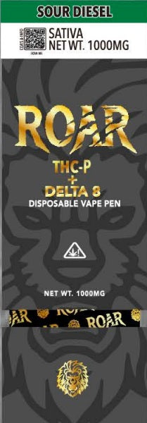 
                  
                    Roar 1000mg THC-P + Delta 8 Disposable Vape - 1 Pack - Smoking Vibes 
                  
                