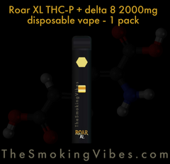 Roar XL 2000mg THC-P + Delta 8 Disposable Vape – Smoking Vibes