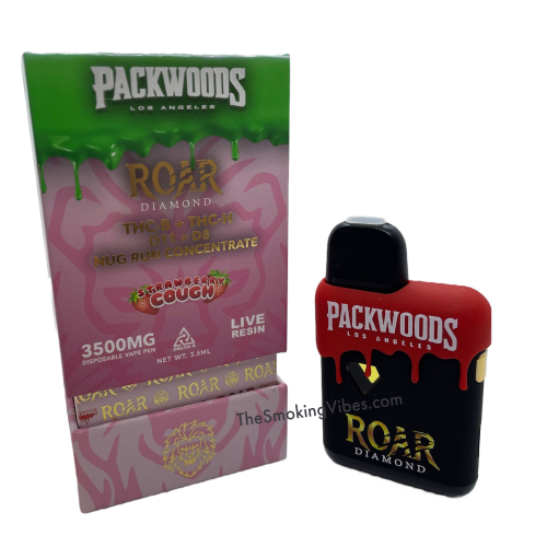 packwood-roar-delta8-3500mg-strawberry-cough-disposable-vape-smoking-vibes