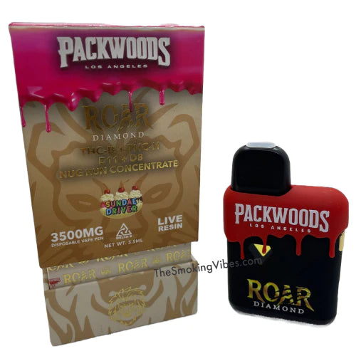packwood-roar-delta8-3500mg-sundae-driver-disposable-vape-smoking-vibes-3-pack