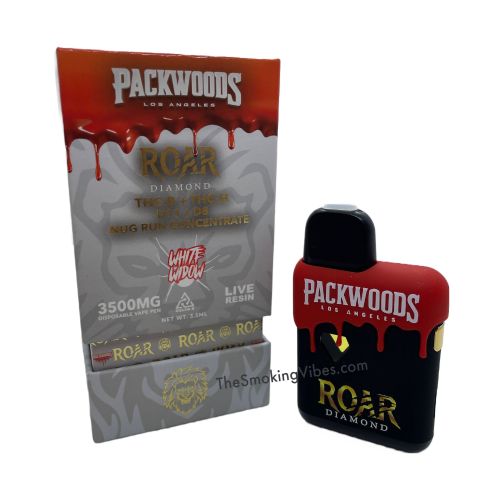 packwood-roar-delta8-3500mg-white-widow-disposable-vape-smoking-vibes