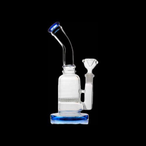 Glass Water Pipe - Assorted Designs And Colors - Smoking Vibes 